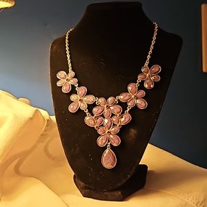 Lavender Stone Fancy Necklace